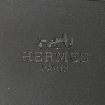 Hermes Rubber Womens Egerie Sandals 37 Black 7 of 11