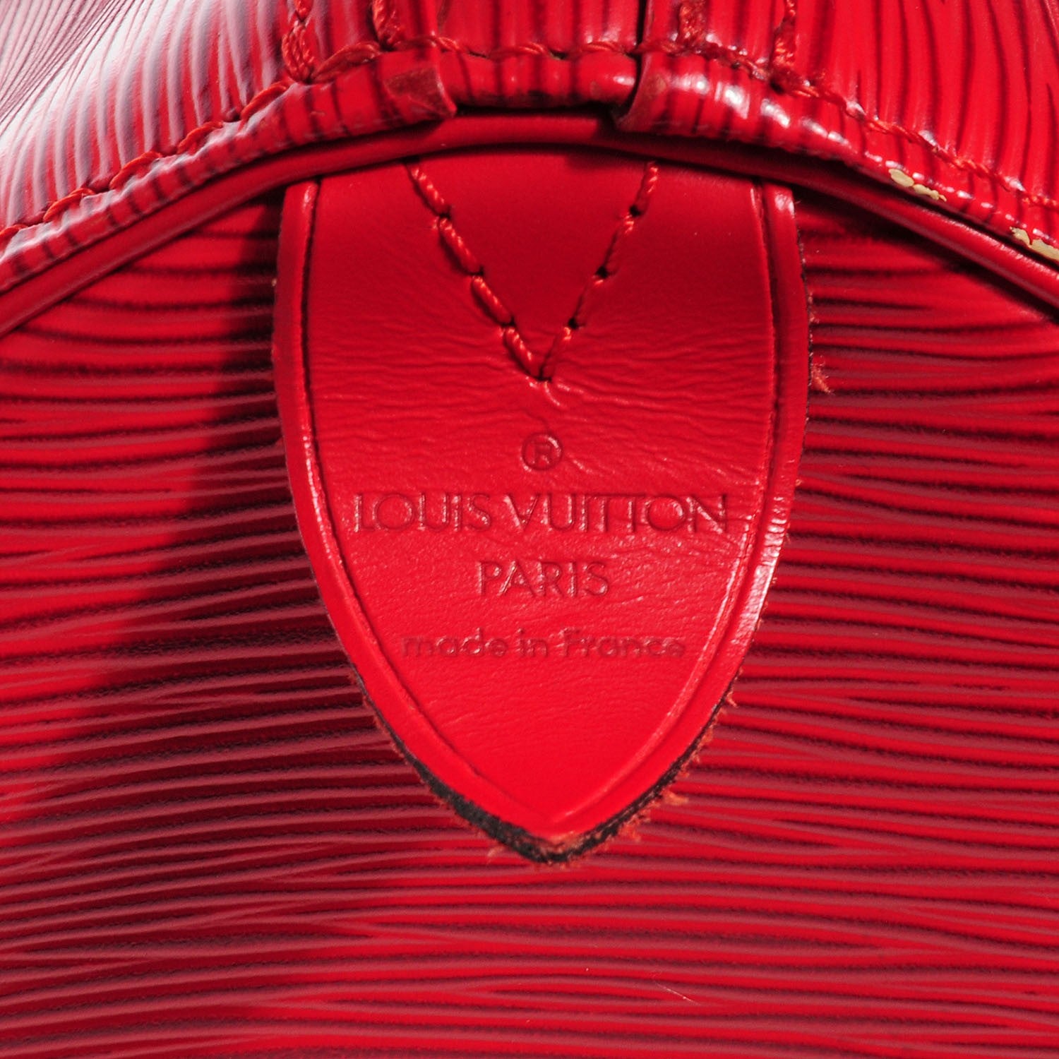 Louis Vuitton Epi Speedy 35 Castillan Red 7 of 7