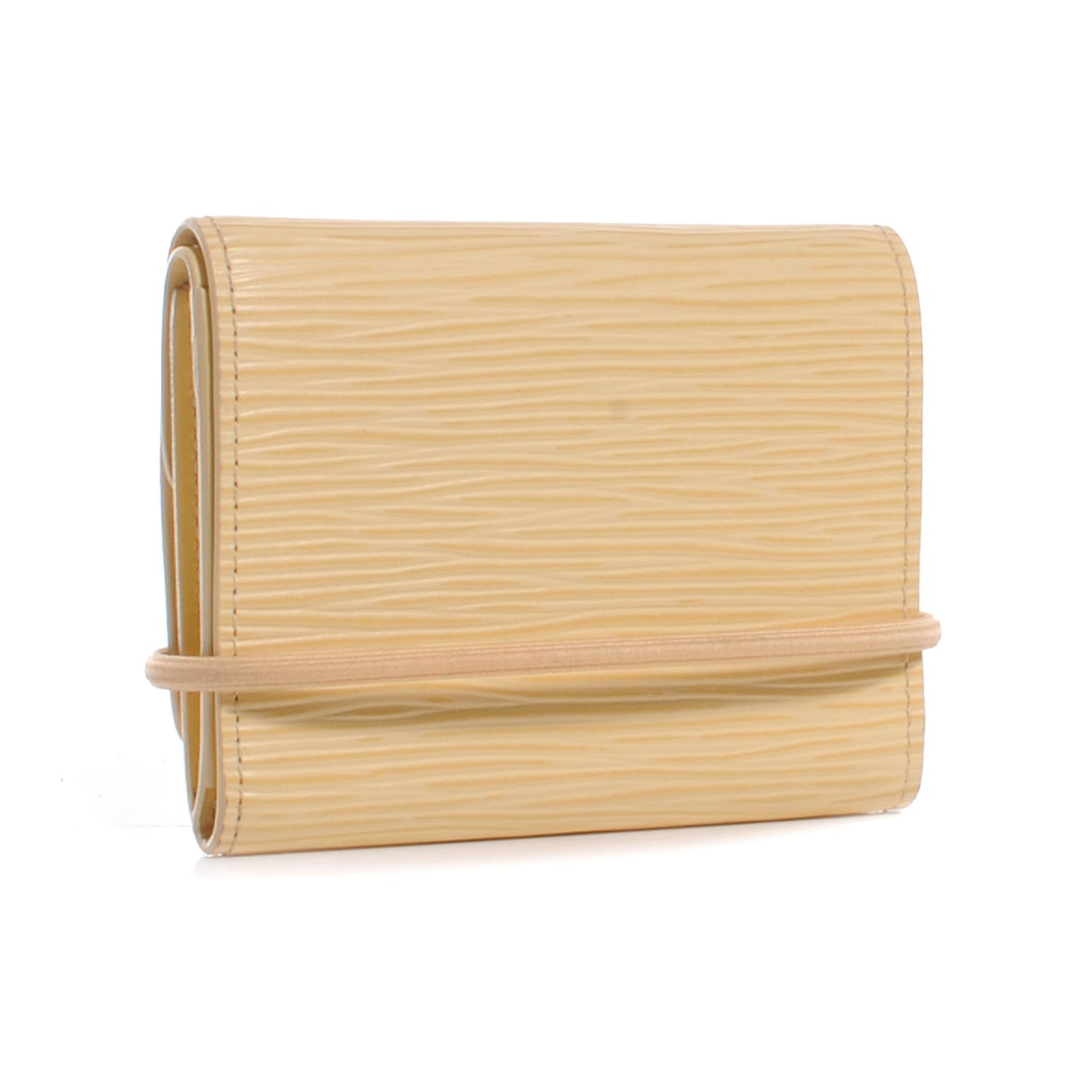 Epi Porte-Monnaie Elastique Wallet Vanilla
