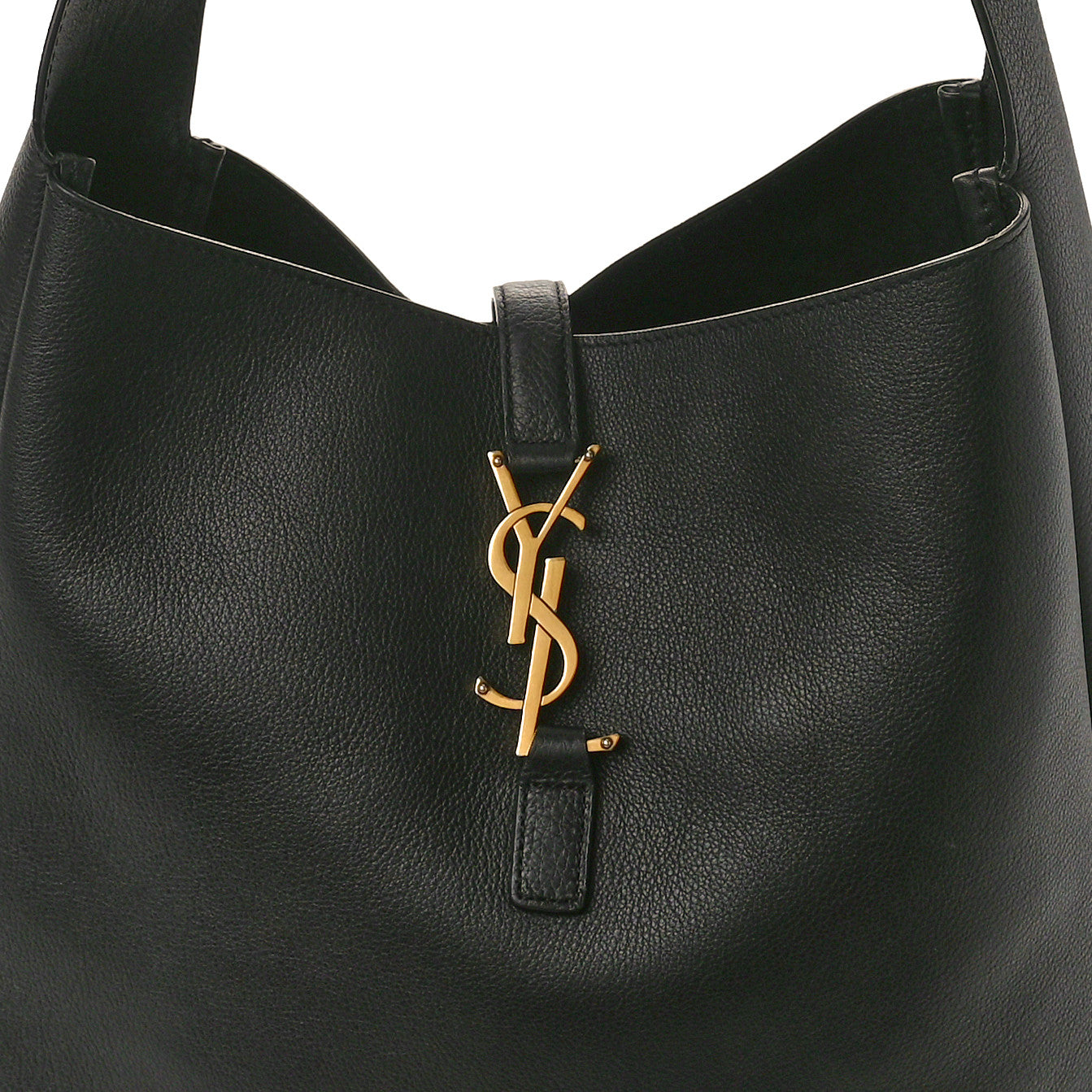 Smooth Calfskin Large Le 5 A 7 Soft Hobo Black