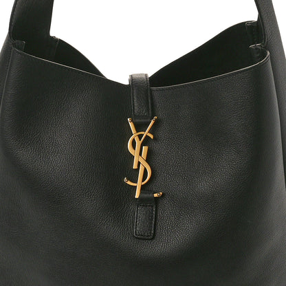 Saint Laurent Smooth Calfskin Large Le 5 A 7 Soft Hobo Black 7 of 11