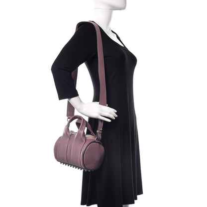 Alexander Wang Pebbled Lambskin Mini Rockie Mauve Rhodium Hardware 2 of 8