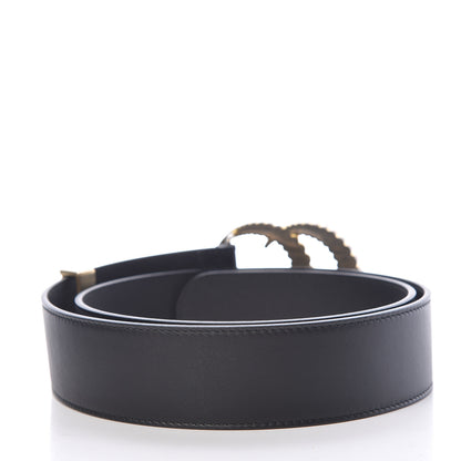 Gucci Moon Calfskin Torchon Double G 40mm Belt 85 34 Black 3 of 7