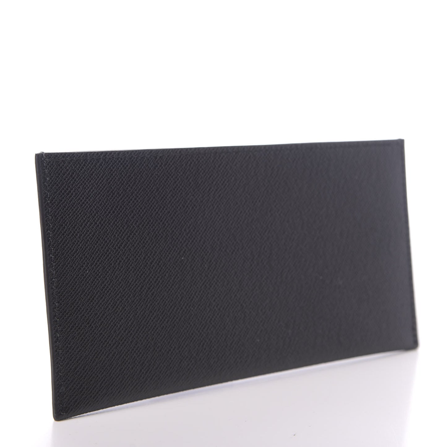 Calfskin Felicie Chain Wallet Card Holder Insert Black