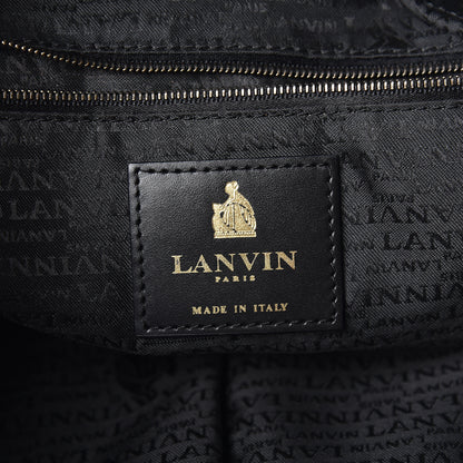 Lanvin Lambskin Quilted Amalia Tote Black 9 of 11