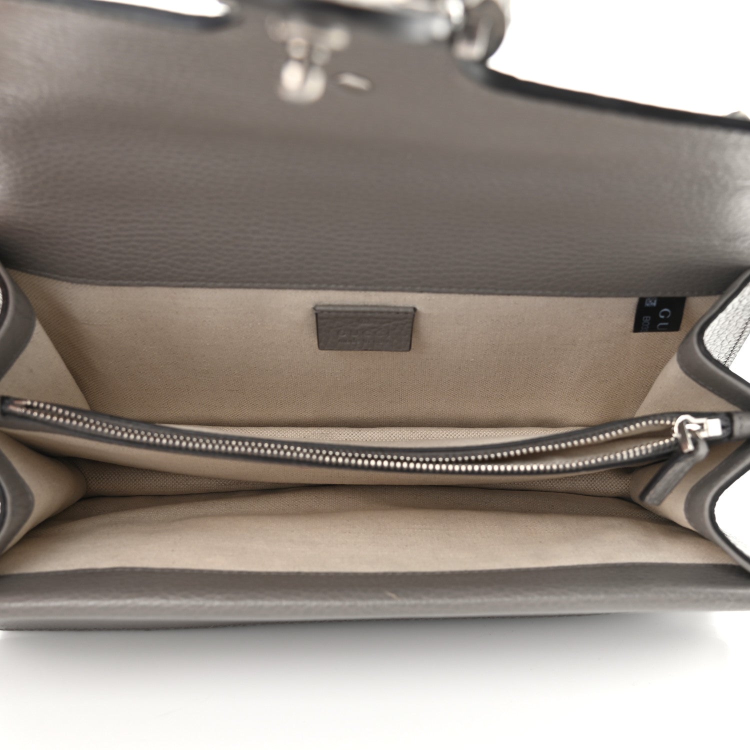 Gucci Pebbled Calfskin Small Dionysus Shoulder Bag Dusty Grey 5 of 11