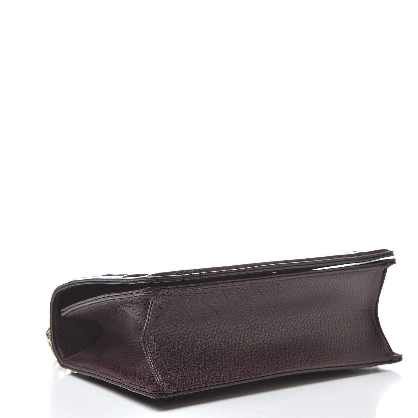 Grained Calfskin Medium Diorama Flap Bag Amaranth