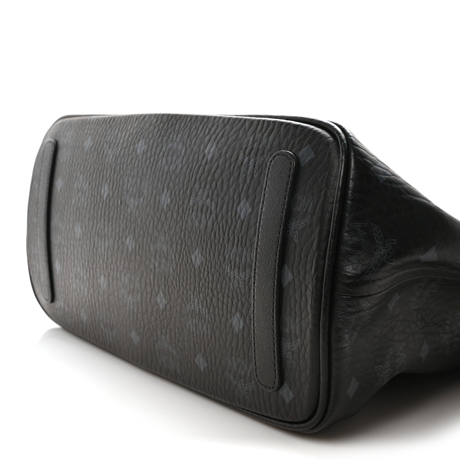 MCM Visetos Medium Liz Reversible Shopper Tote Black 10 of 17