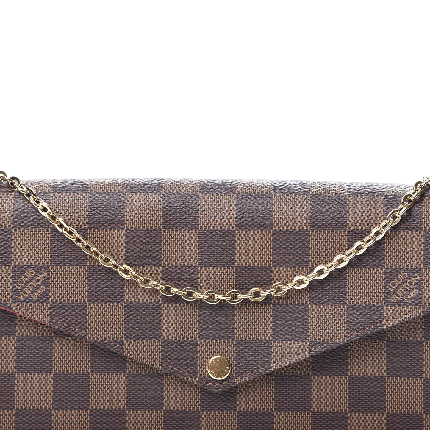Damier Ebene Pochette Felicie Chain Wallet