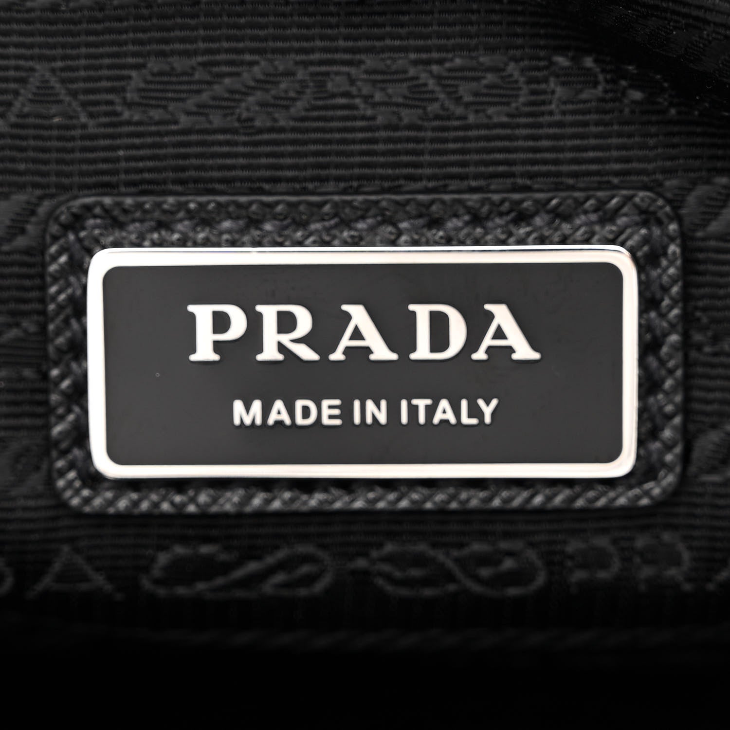 Prada Re-Nylon Saffiano Pocket Single Snap Buckle Shoulder Bag Black 8 of 13