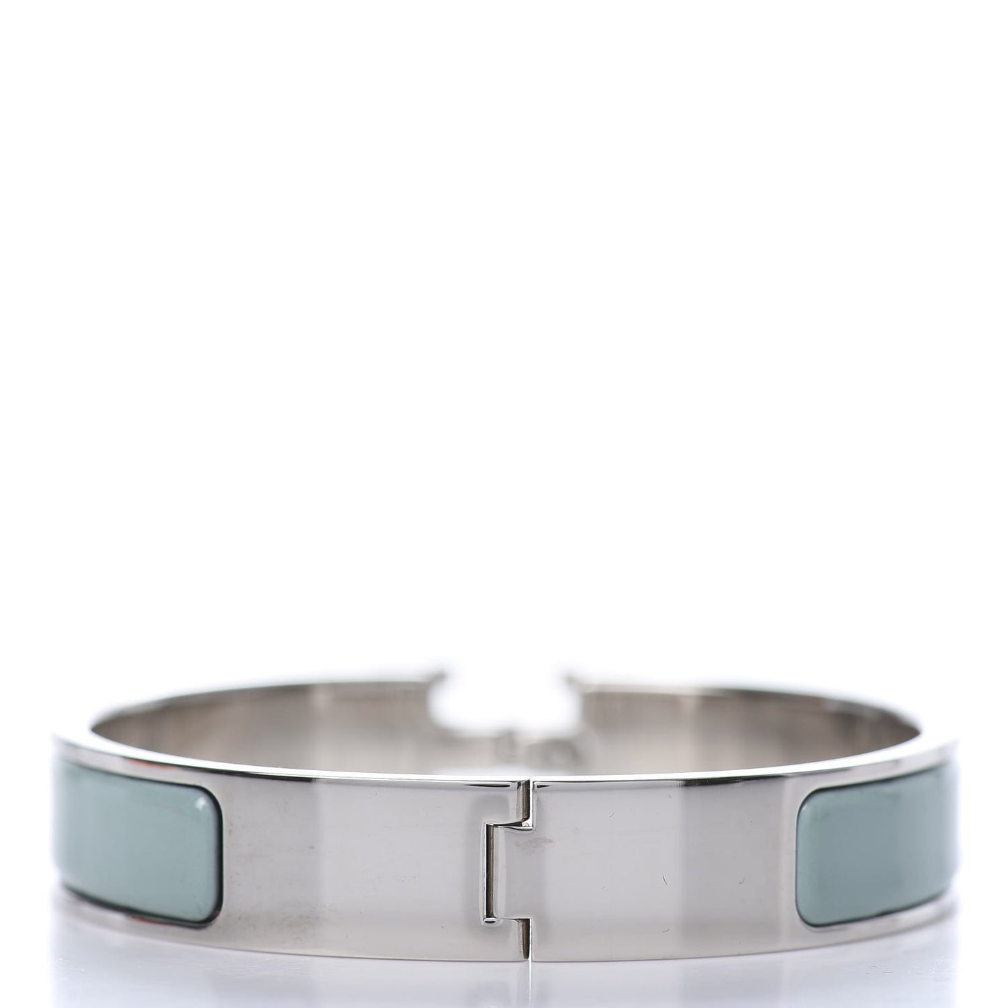 Enamel Narrow Clic Clac H Bracelet PM Lagon