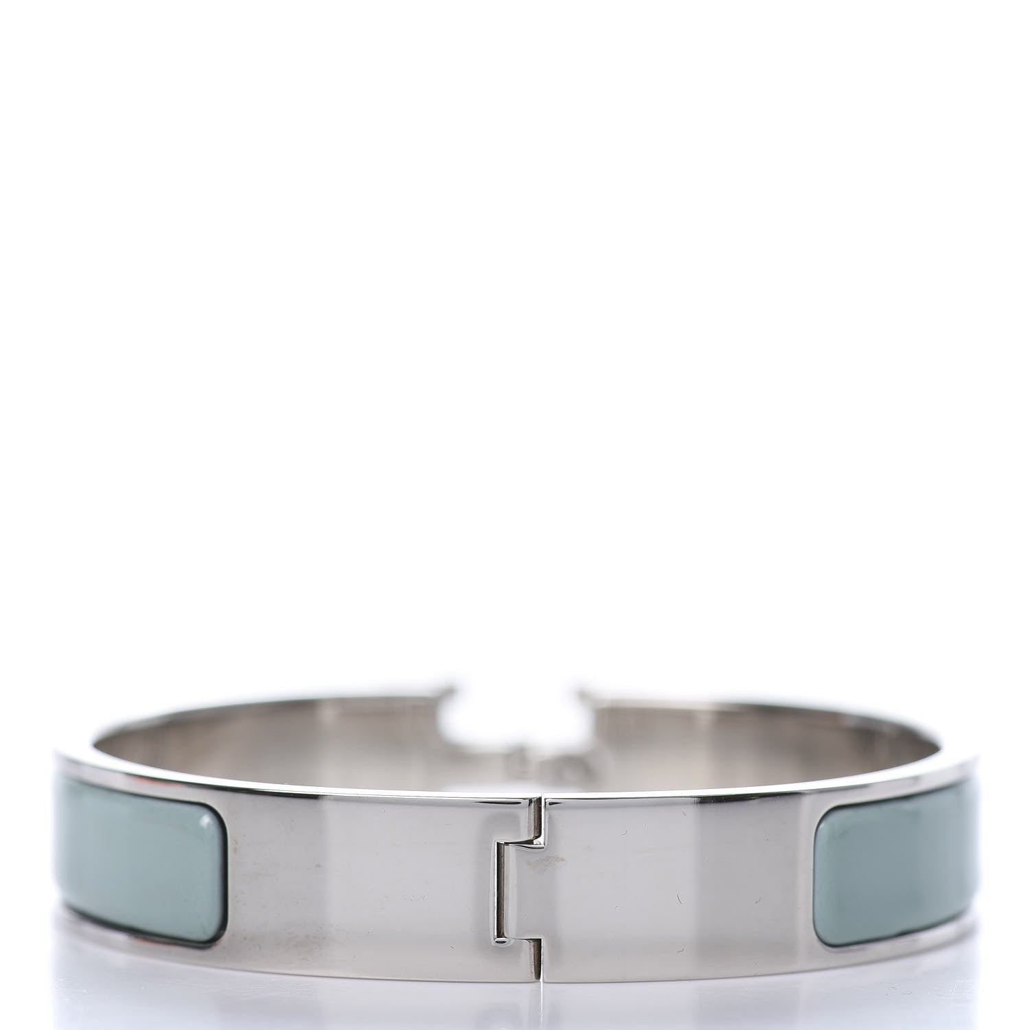 Hermes Enamel Narrow Clic Clac H Bracelet PM Lagon 3 of 5