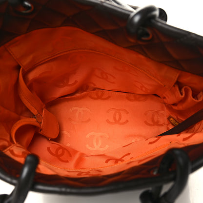 Chanel Calfskin Quilted Medium Cambon Tote Brown 5 of 12