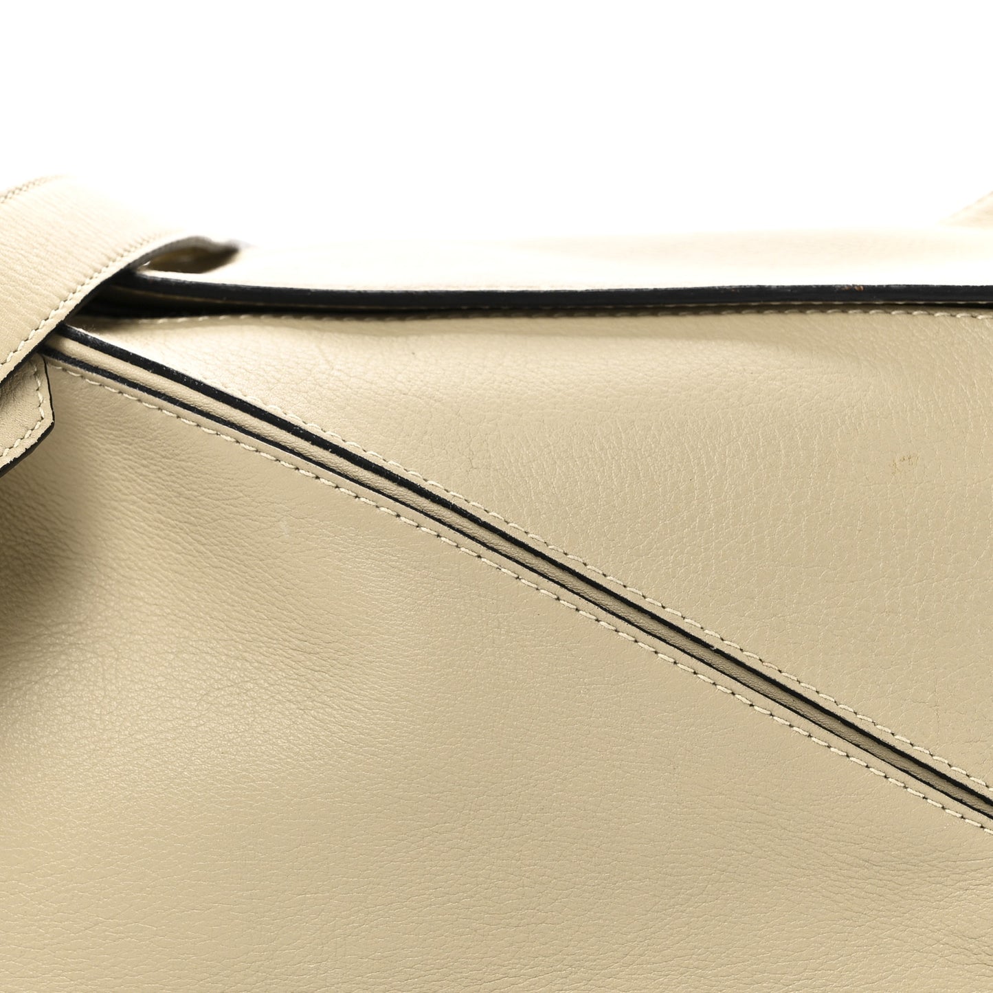 Calfskin Medium Puzzle Bag Light Oak