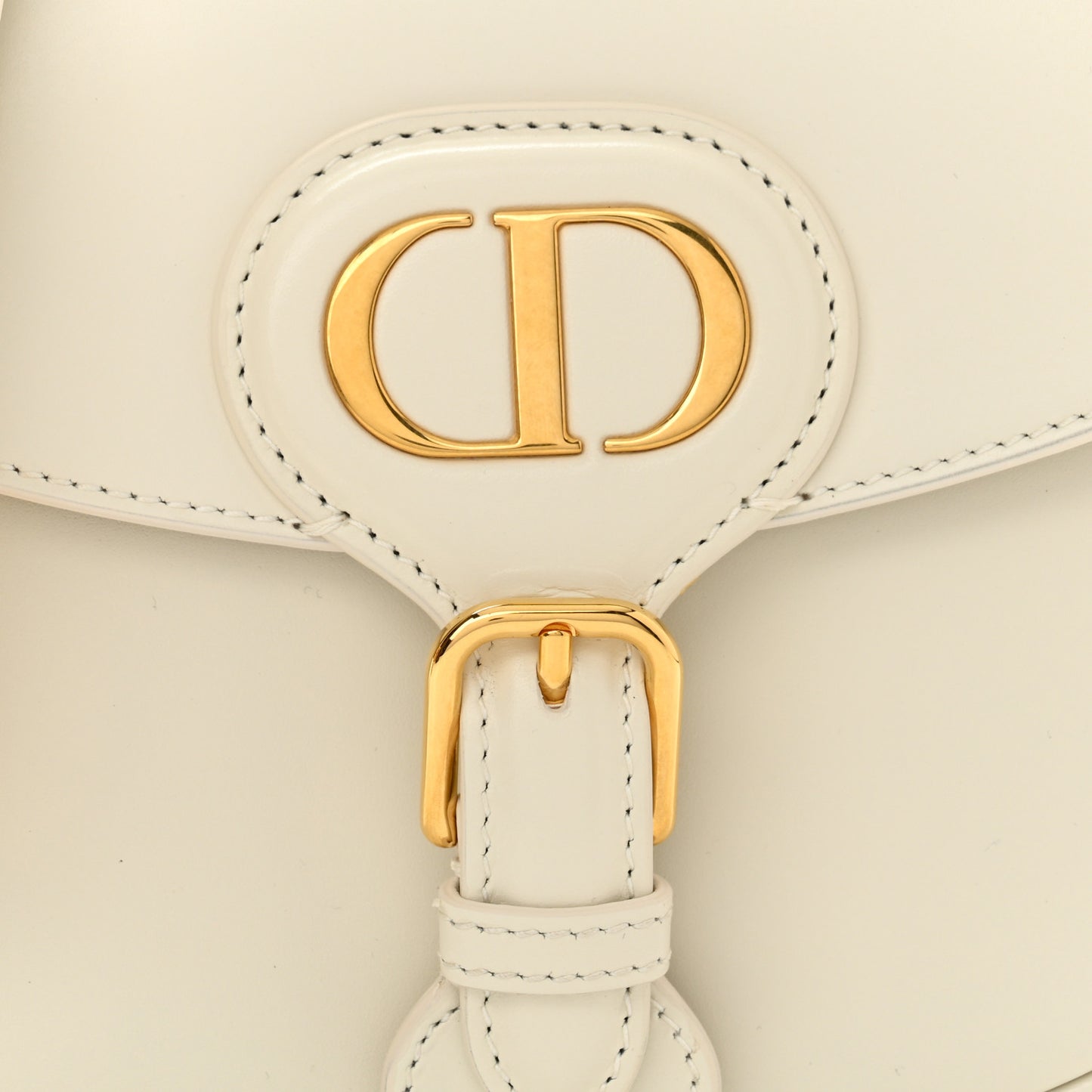 Box Calfskin Small Bobby Bag White