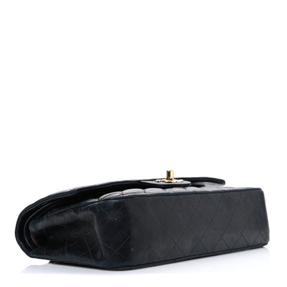 Chanel Lambskin Quilted Medium Double Flap Black 4 of 12