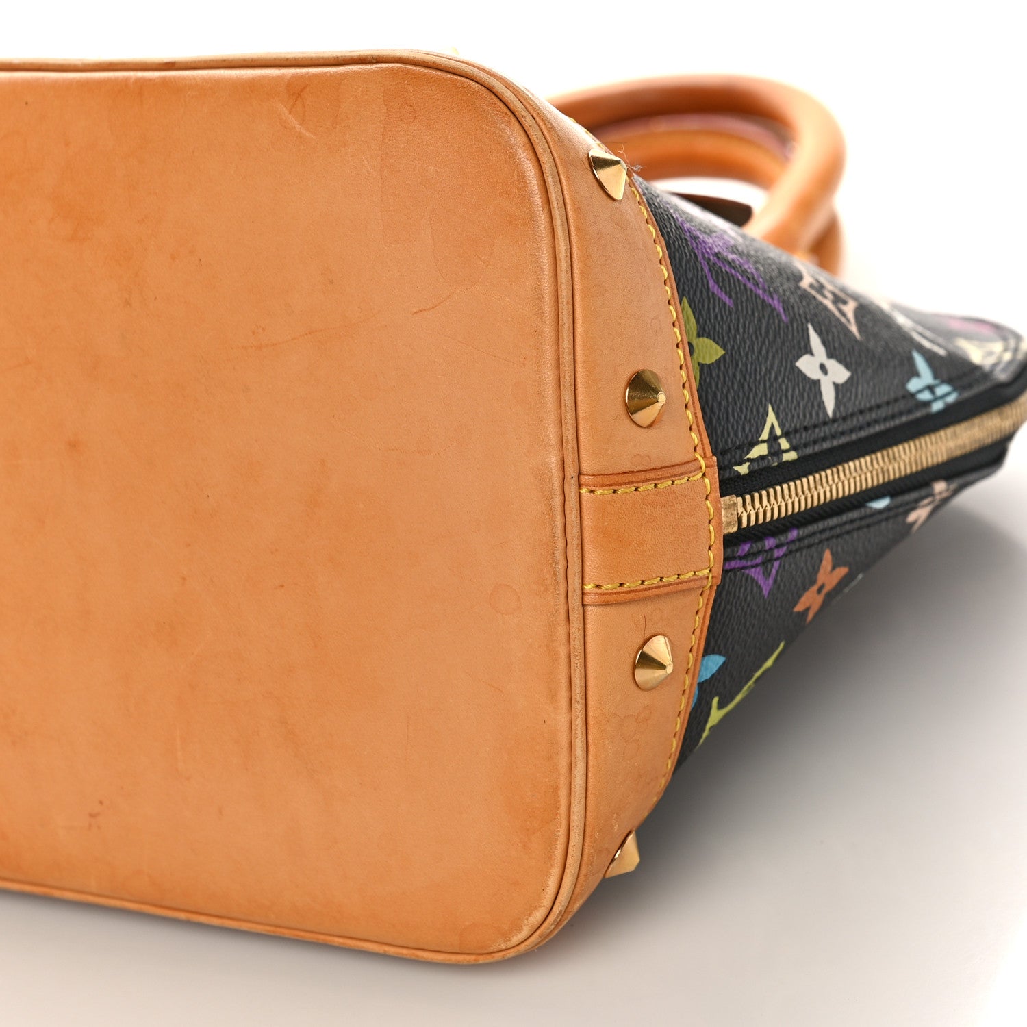 Louis Vuitton Monogram Multicolor Alma Black 8 of 10