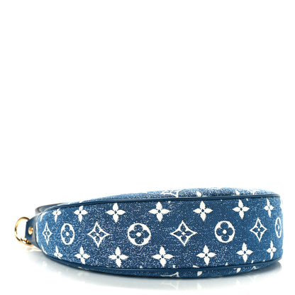 Louis Vuitton Monogram Jacquard Denim Loop Bleu 4 of 9