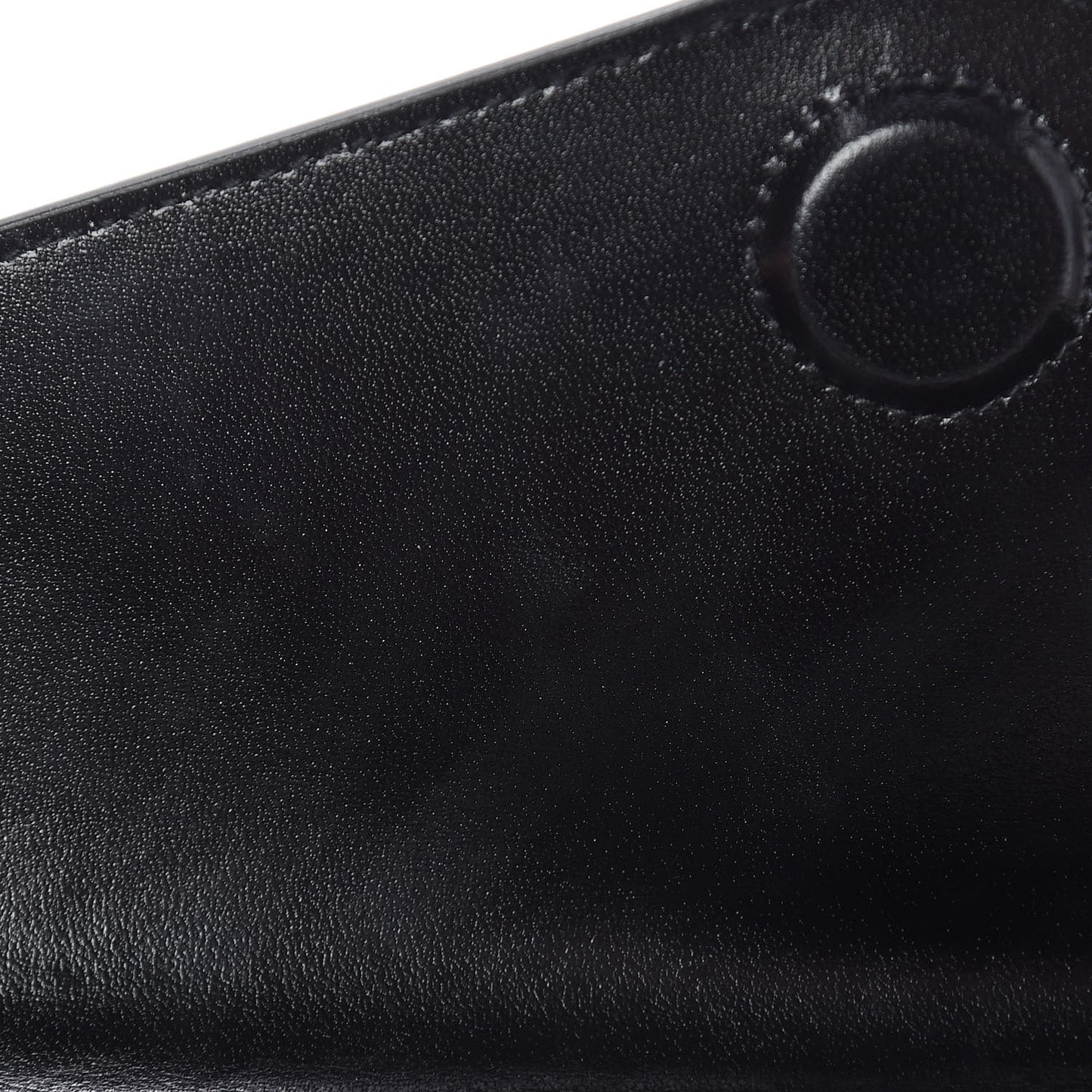 Smooth Shiny Calfskin Monogram Uptown Pouch Black