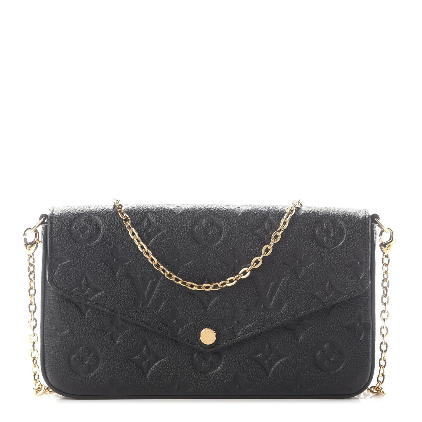 Empreinte Pochette Felicie Chain Wallet Black