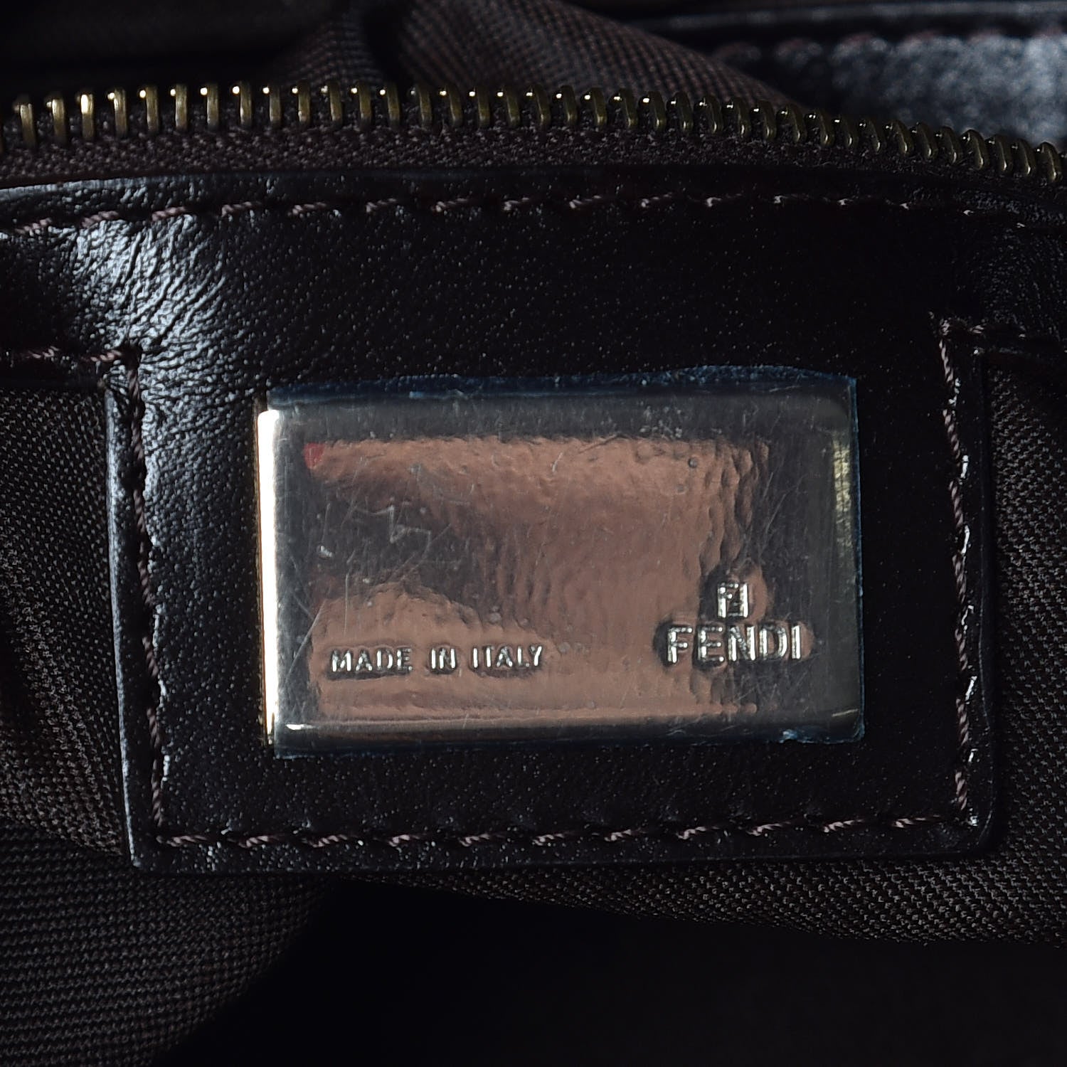 Fendi Zucca Medium Chef Shoulder Bag Tobacco 7 of 10