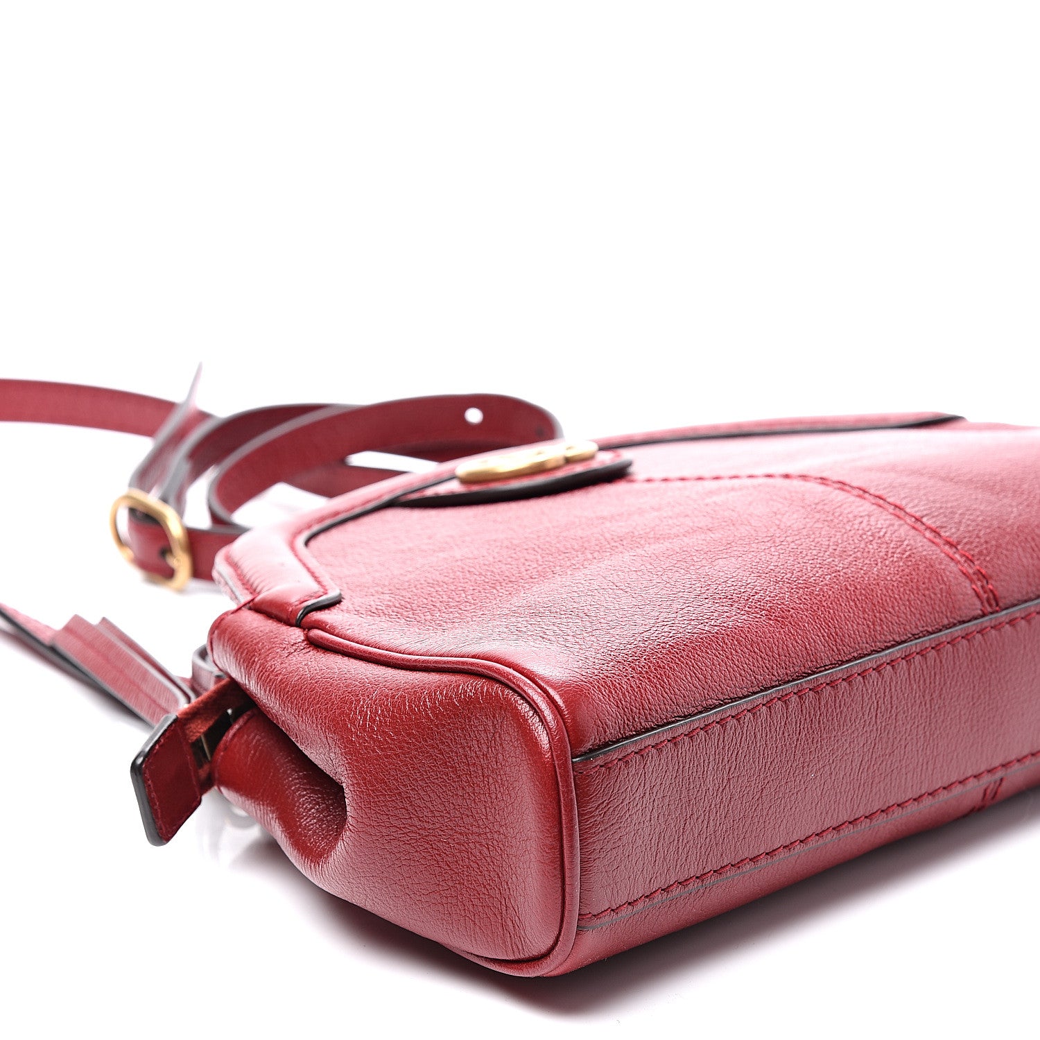 Gucci Piuma Lux Calfskin Small Re(Belle) Crossbody Bag Romantic Cerise 8 of 10