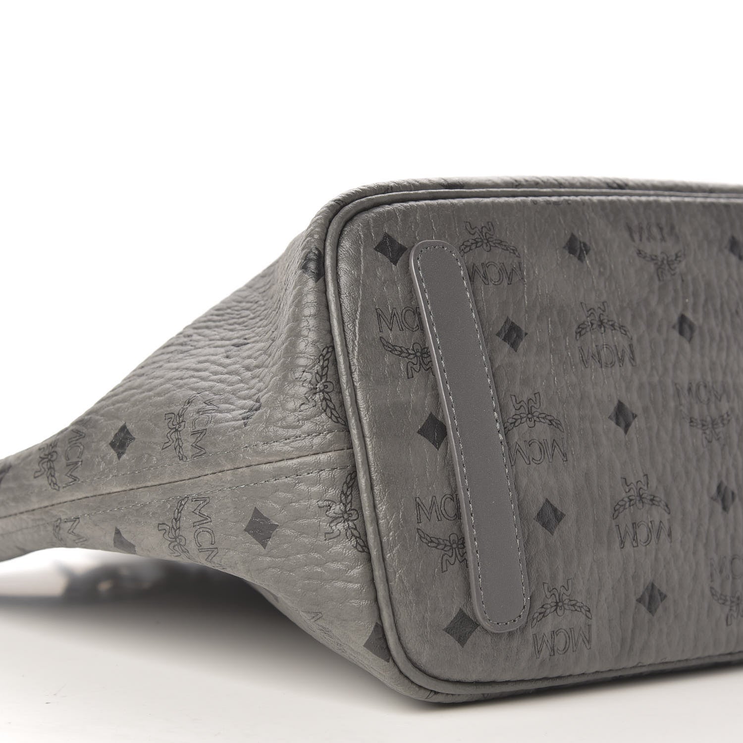 MCM Visetos Medium Reversible Shopper Tote Phantom Grey 6 of 14