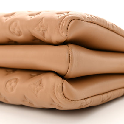 Louis Vuitton Lambskin Embossed Monogram Coussin PM Camel 9 of 9