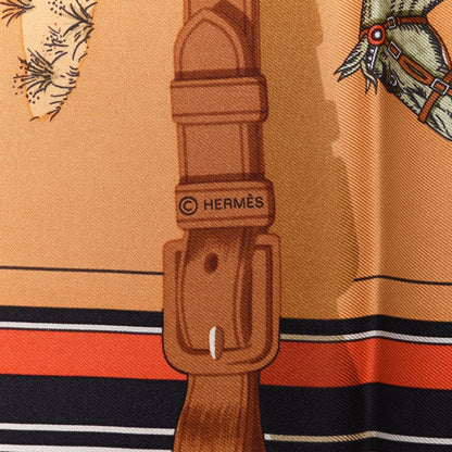 Hermes Silk Carre En Carres Scarf 90 4 of 4