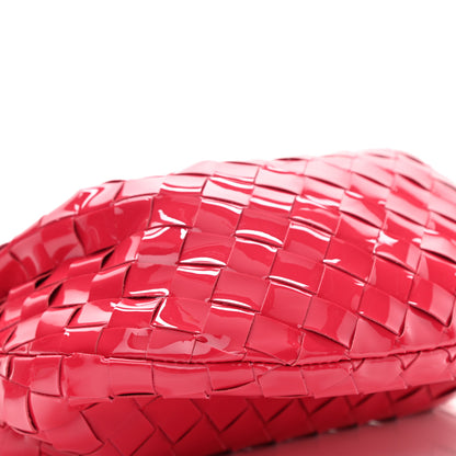 Bottega Veneta Patent Nappa Intrecciato Mini Jodie Candy Stripe 9 of 11