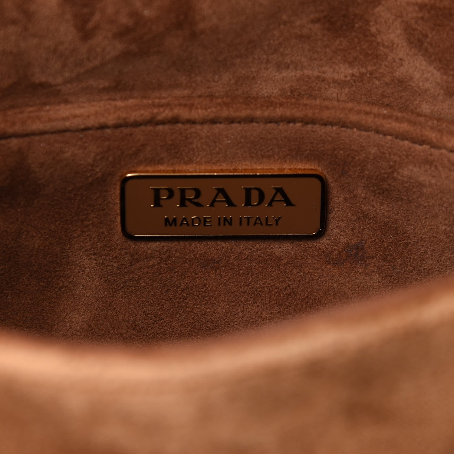 Prada Velvet Cahier Belt Bag Cammello 6 of 11