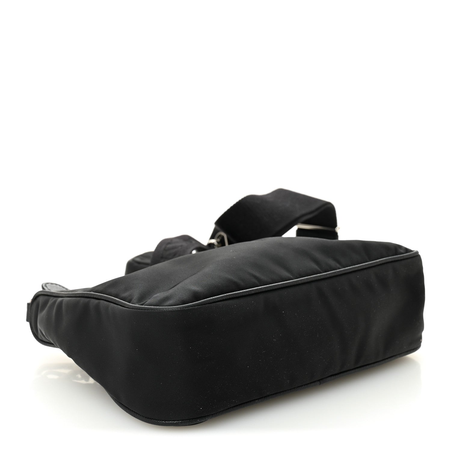 Prada Nylon Re-Edition 2005 Shoulder Bag Black 4 of 12