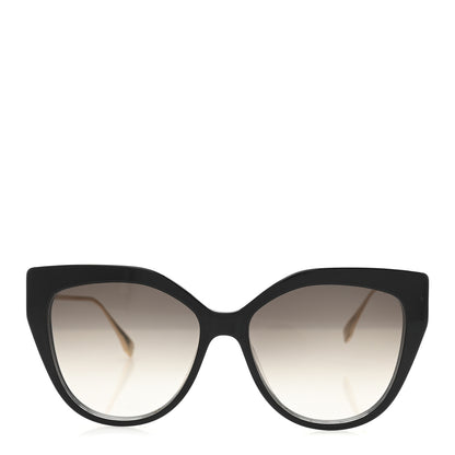 Fendi Acetate Cat Eye Sunglasses FE40011U Black 2 of 9