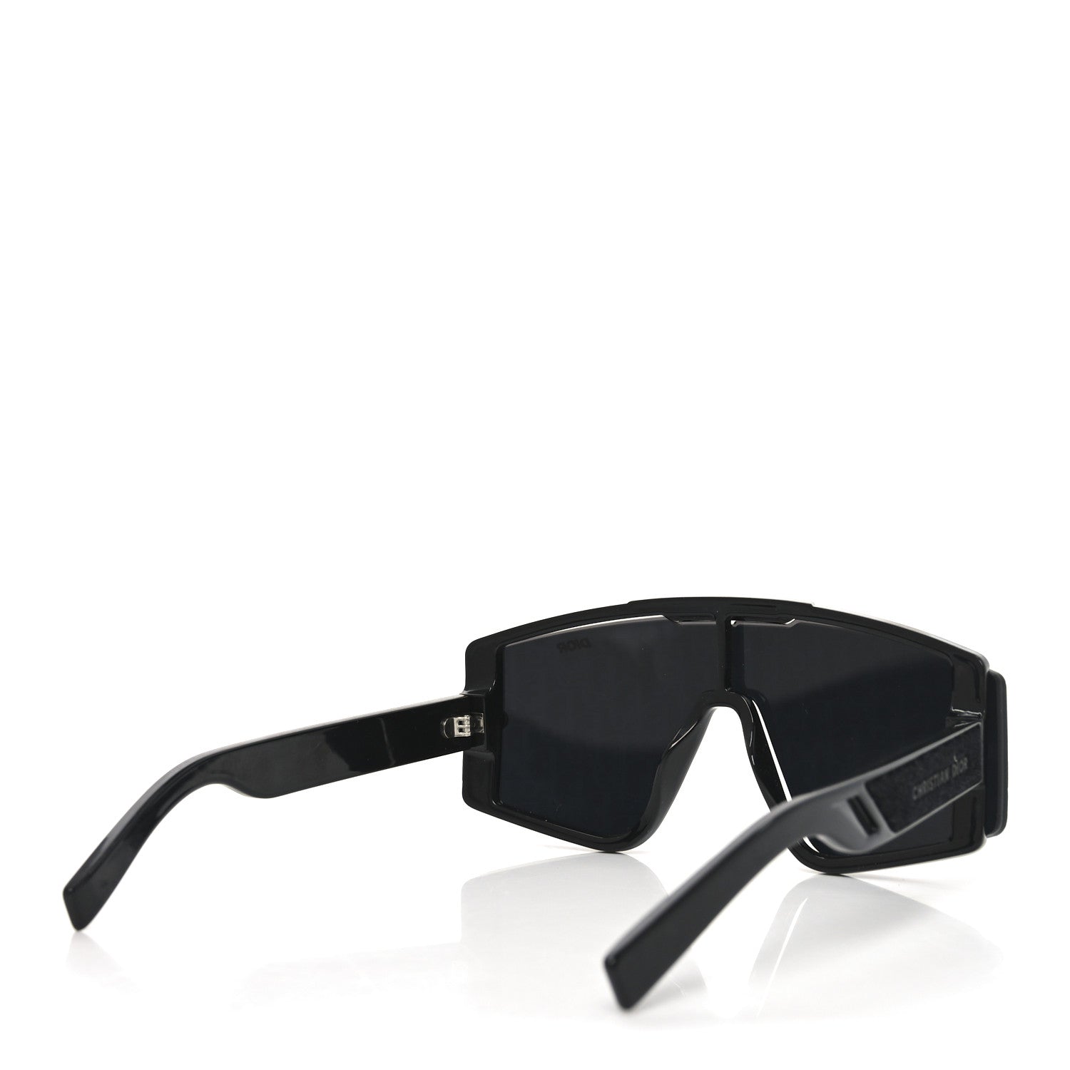 Christian Dior Acetate Diorxtrem MU Oblique Mask Sunglasses Black