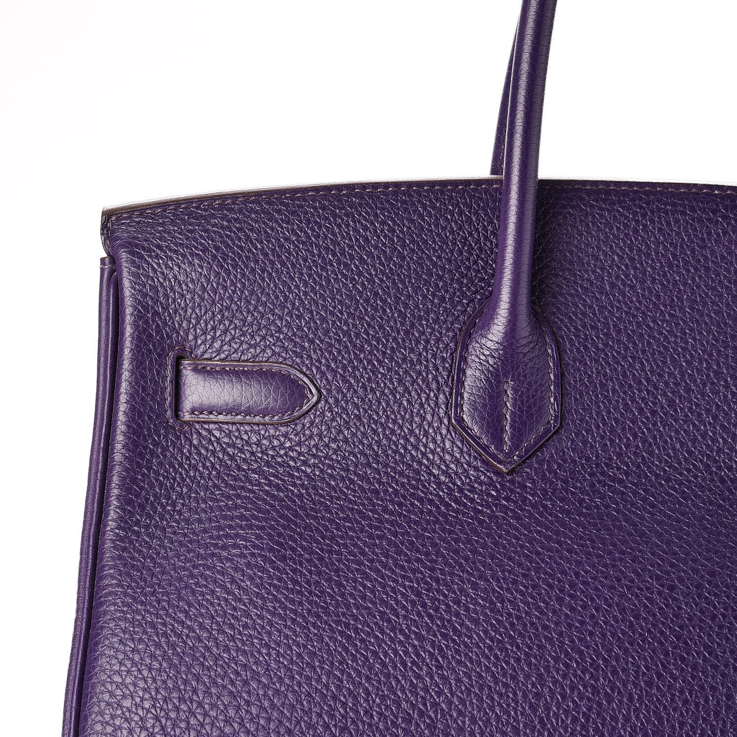 Hermes Togo Birkin 35 Iris 28 of 31
