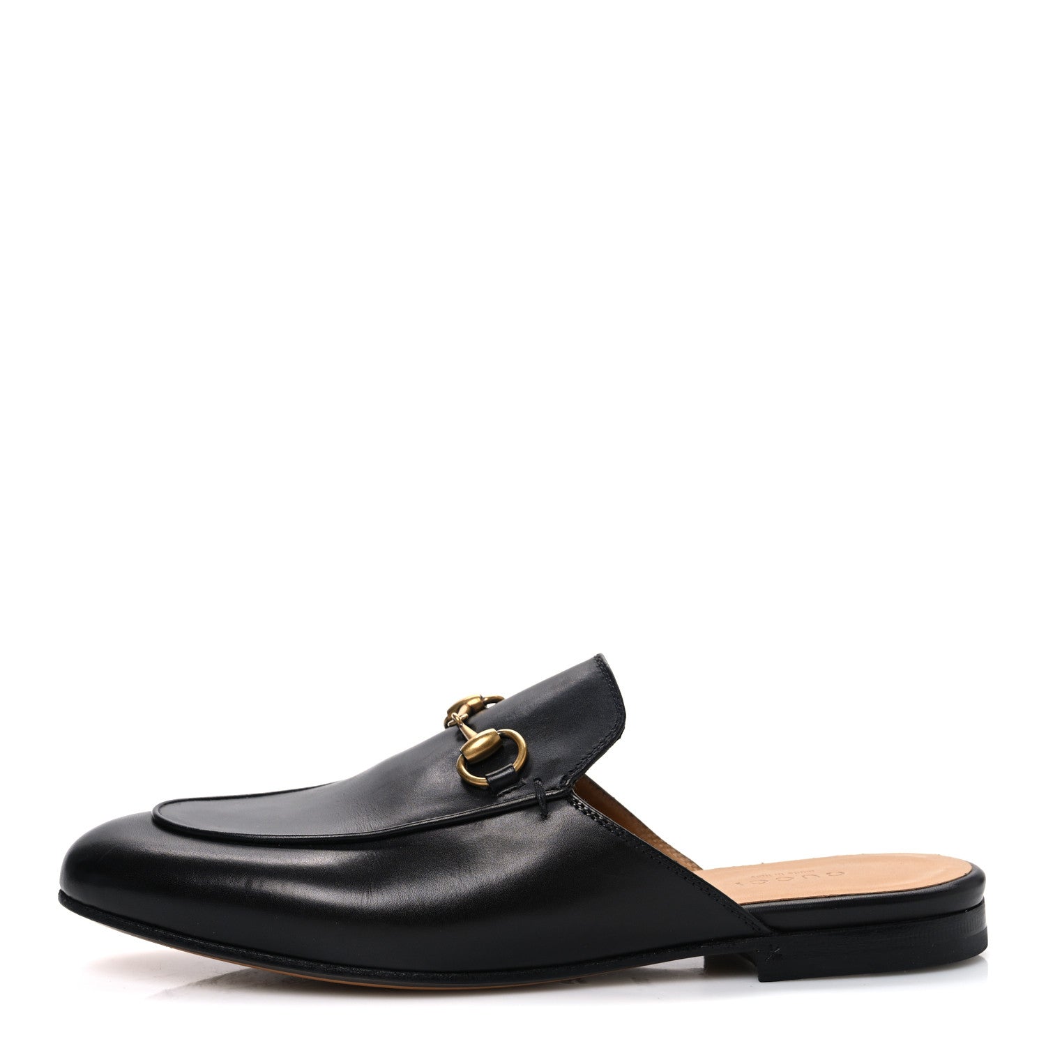Gucci Calfskin Womens Princetown Slippers 36.5 Black 1 of 11