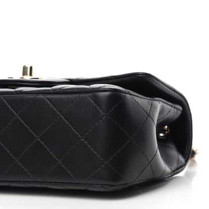 Chanel Lambskin Quilted Mini Rectangular Flap Black 7 of 11