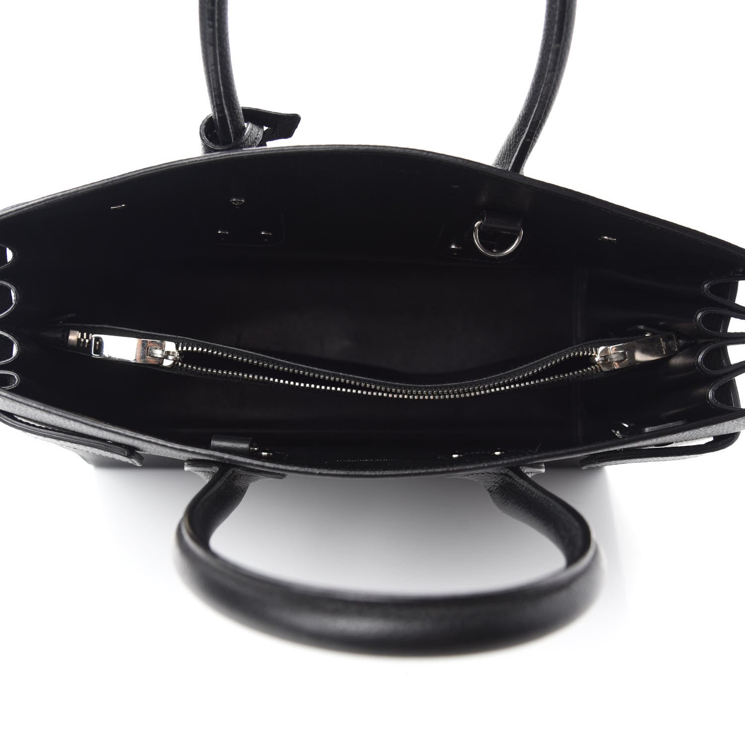 Saint Laurent Grained Calfskin Small Sac De Jour Black 5 of 11