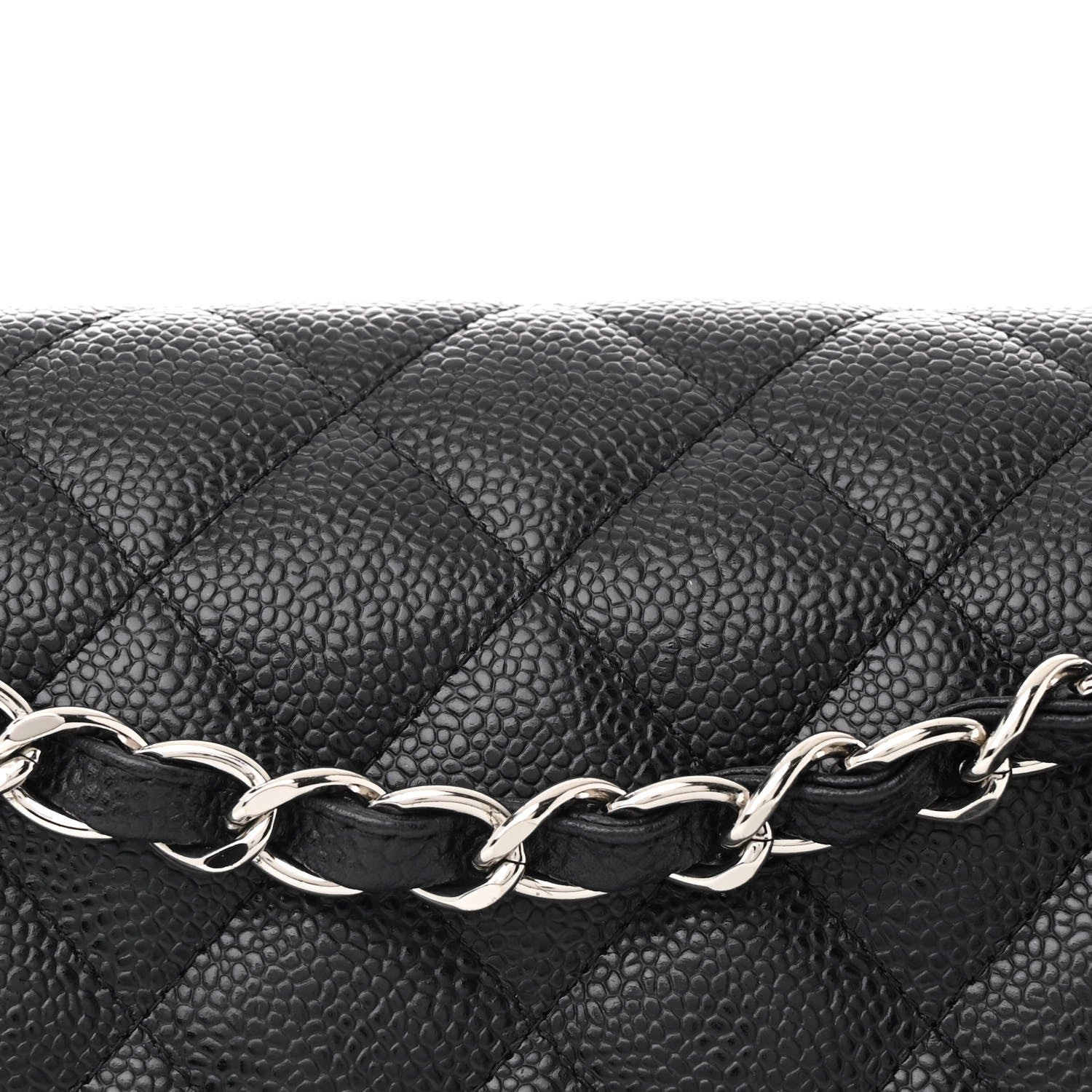 Chanel Caviar Quilted Jumbo Double Flap Black 8 of 10