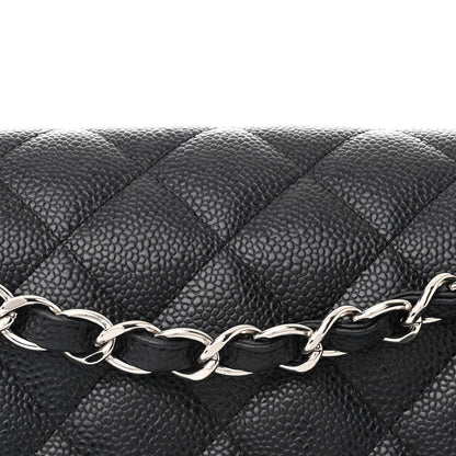 Chanel Caviar Quilted Jumbo Double Flap Black 8 of 10
