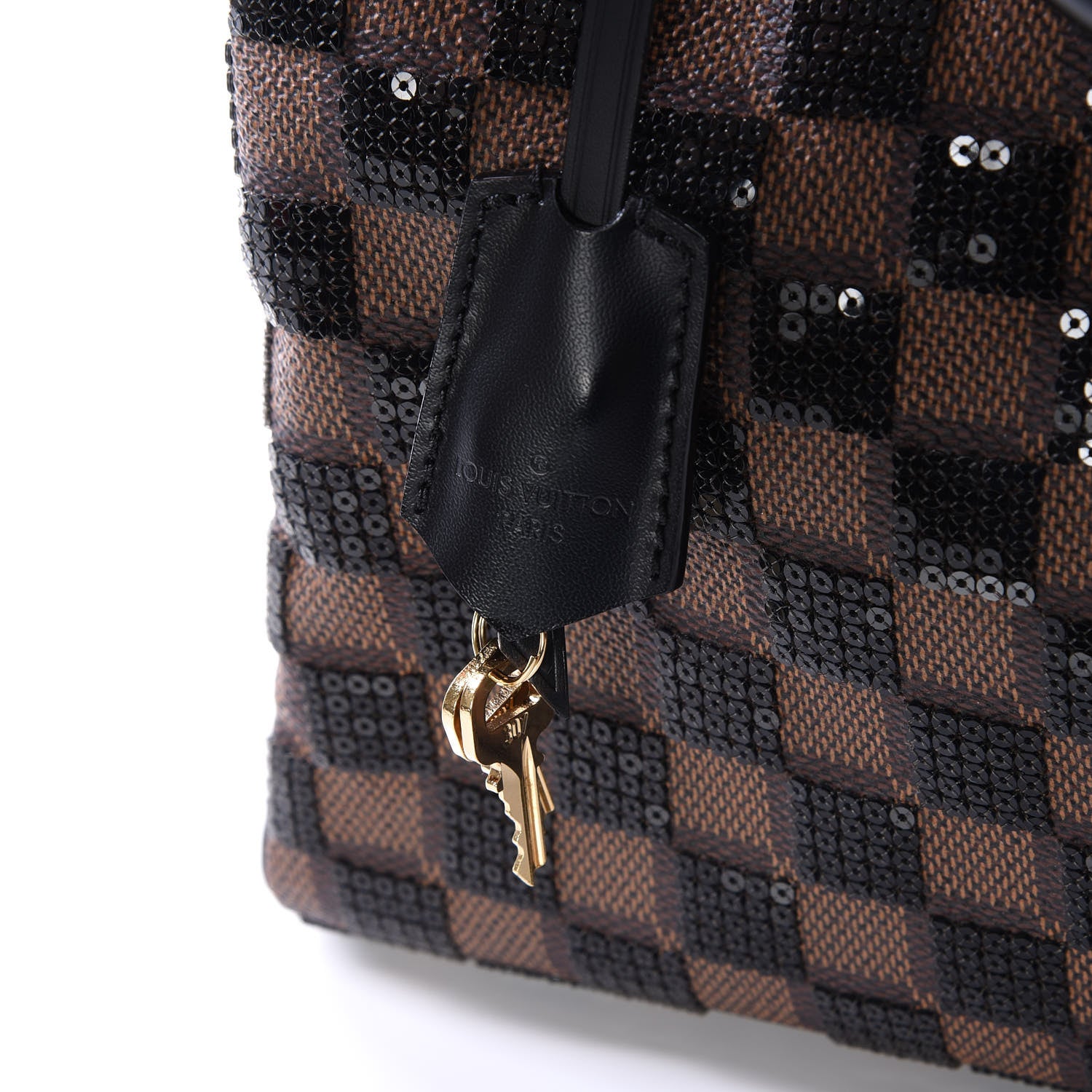 Louis Vuitton Damier Paillettes Speedy 30 Black 11 of 13