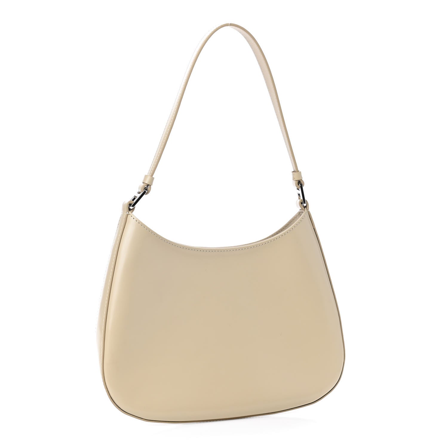 Prada Spazzolato Cleo Shoulder Bag Deserto 2 of 9