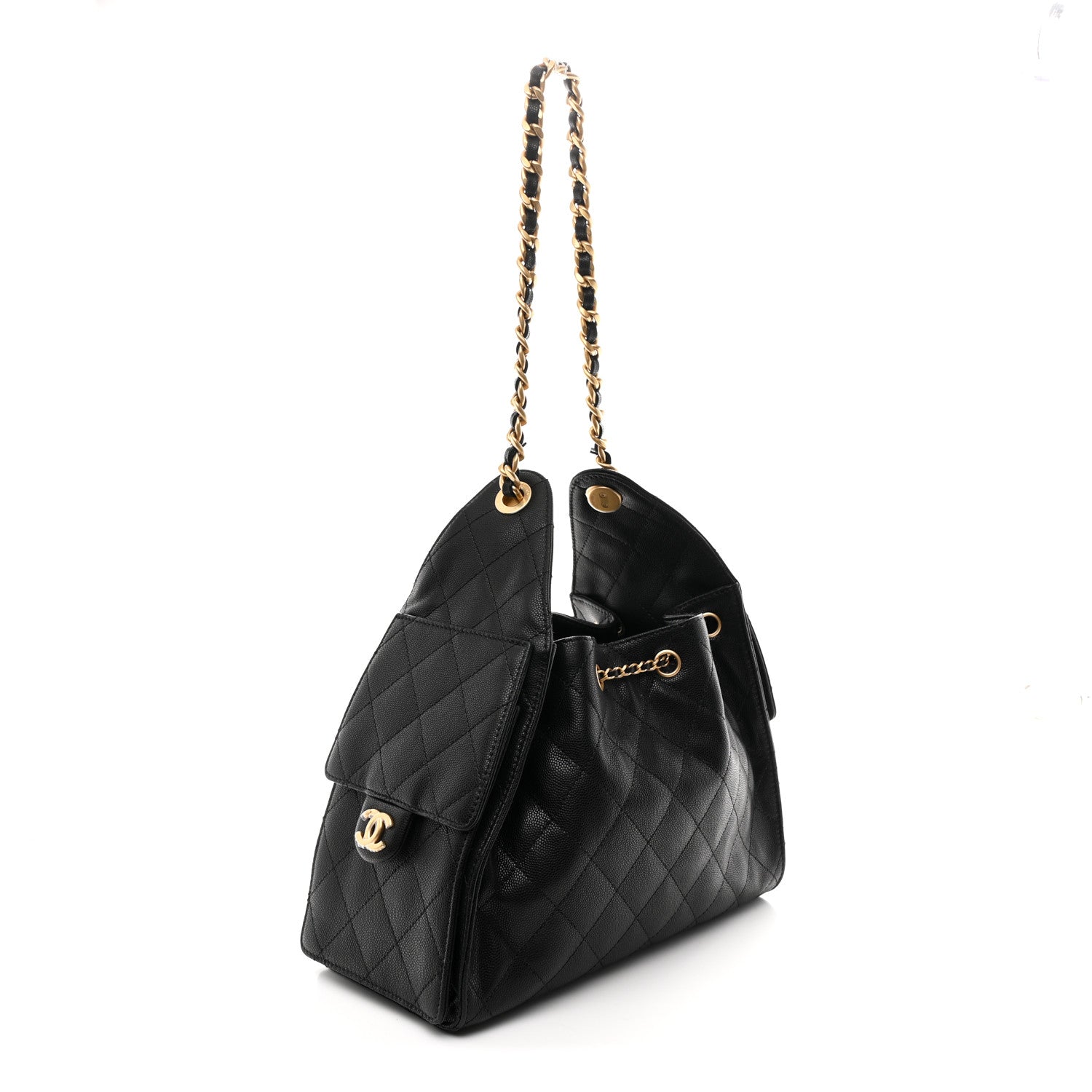 Chanel Caviar Quilted Small Chanel 25 Handbag Black 3 of 11