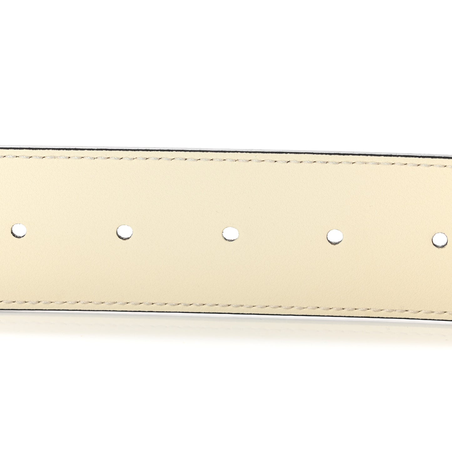 Calfskin Double G 40mm Belt 100 40 Mystic White