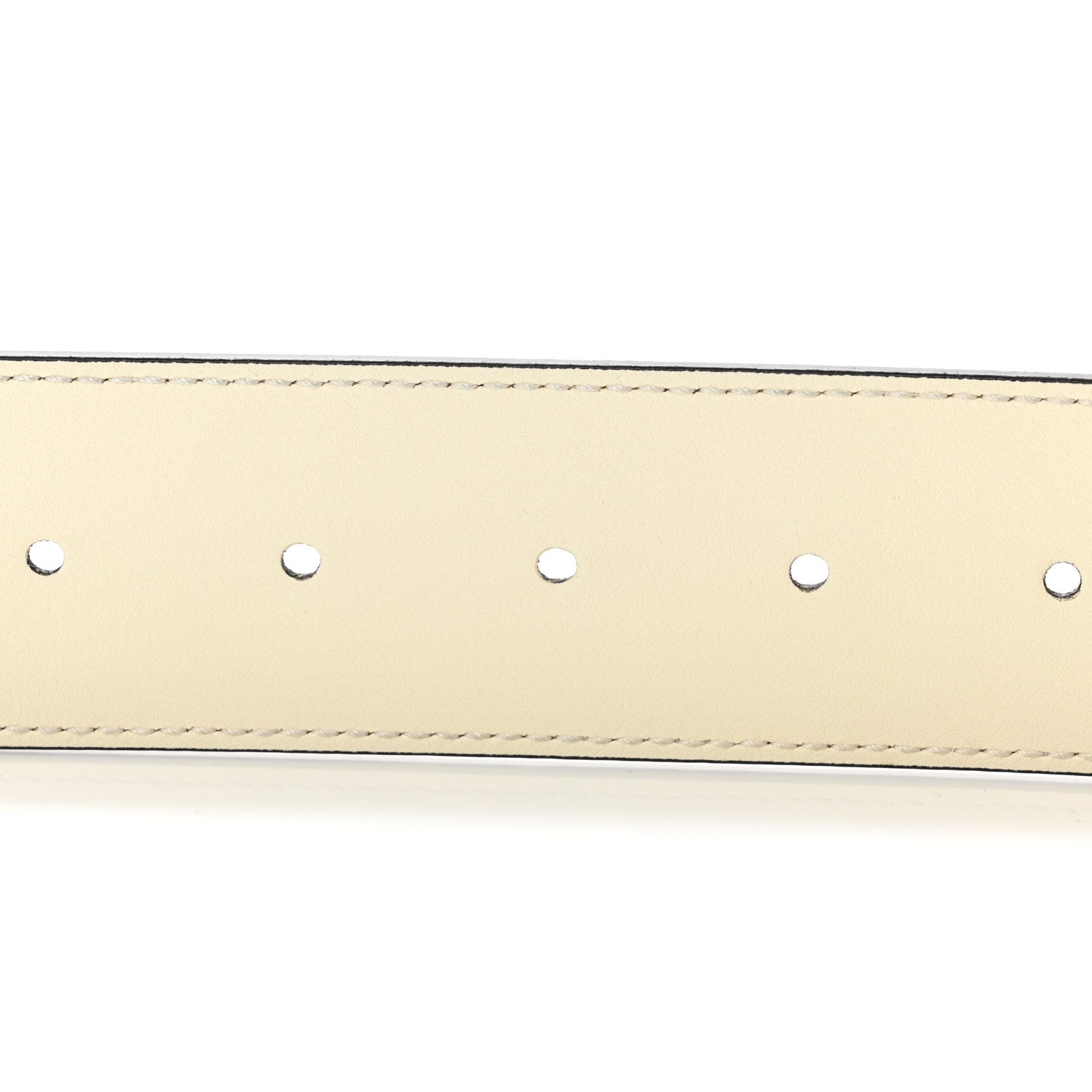 Gucci Calfskin Double G 40mm Belt 100 40 Mystic White 6 of 6