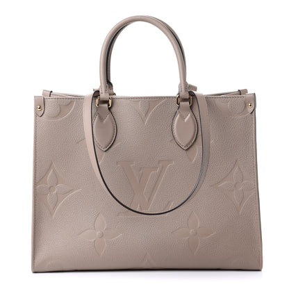 Louis Vuitton Empreinte Monogram Giant Onthego MM Tourterelle 2 of 8