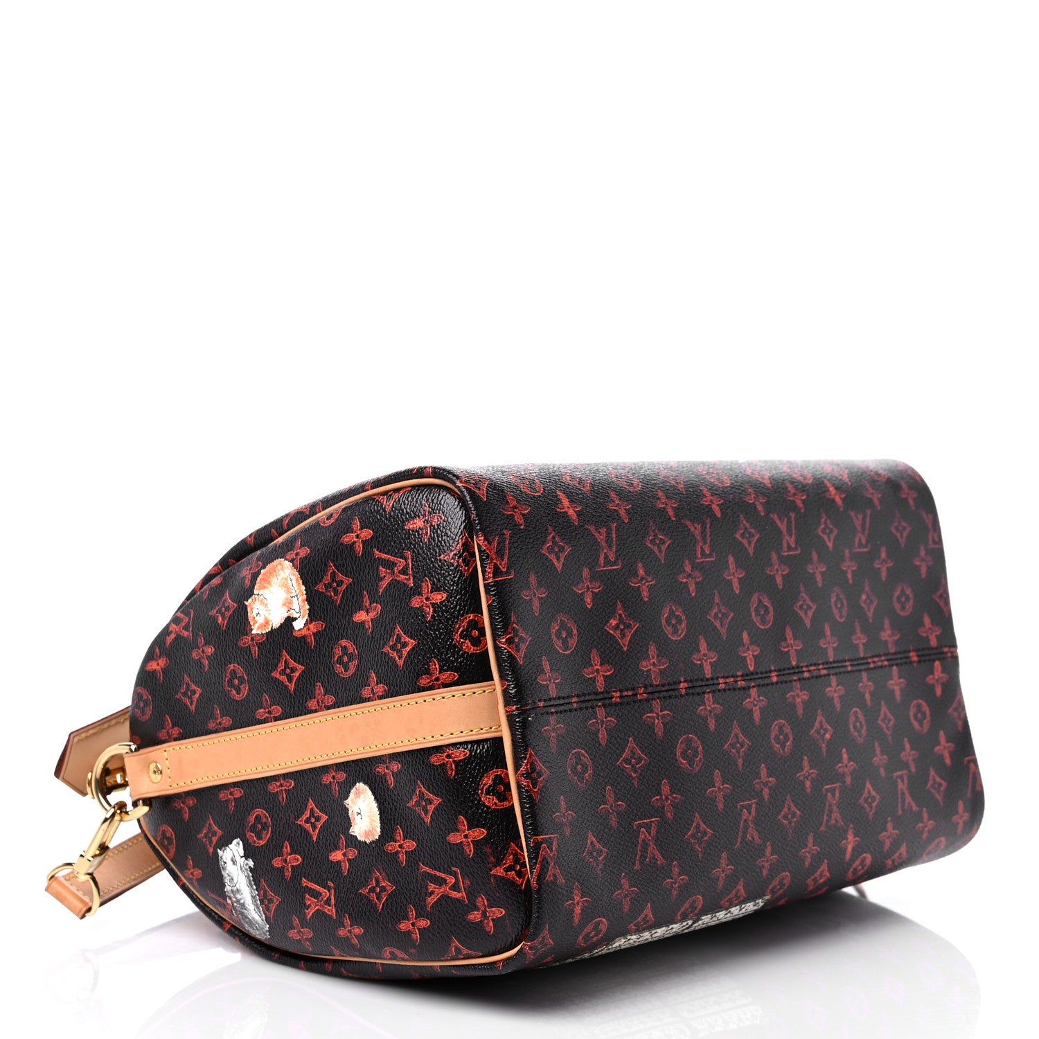 Louis Vuitton Catogram Speedy Bandouliere 30 Marron 4 of 20