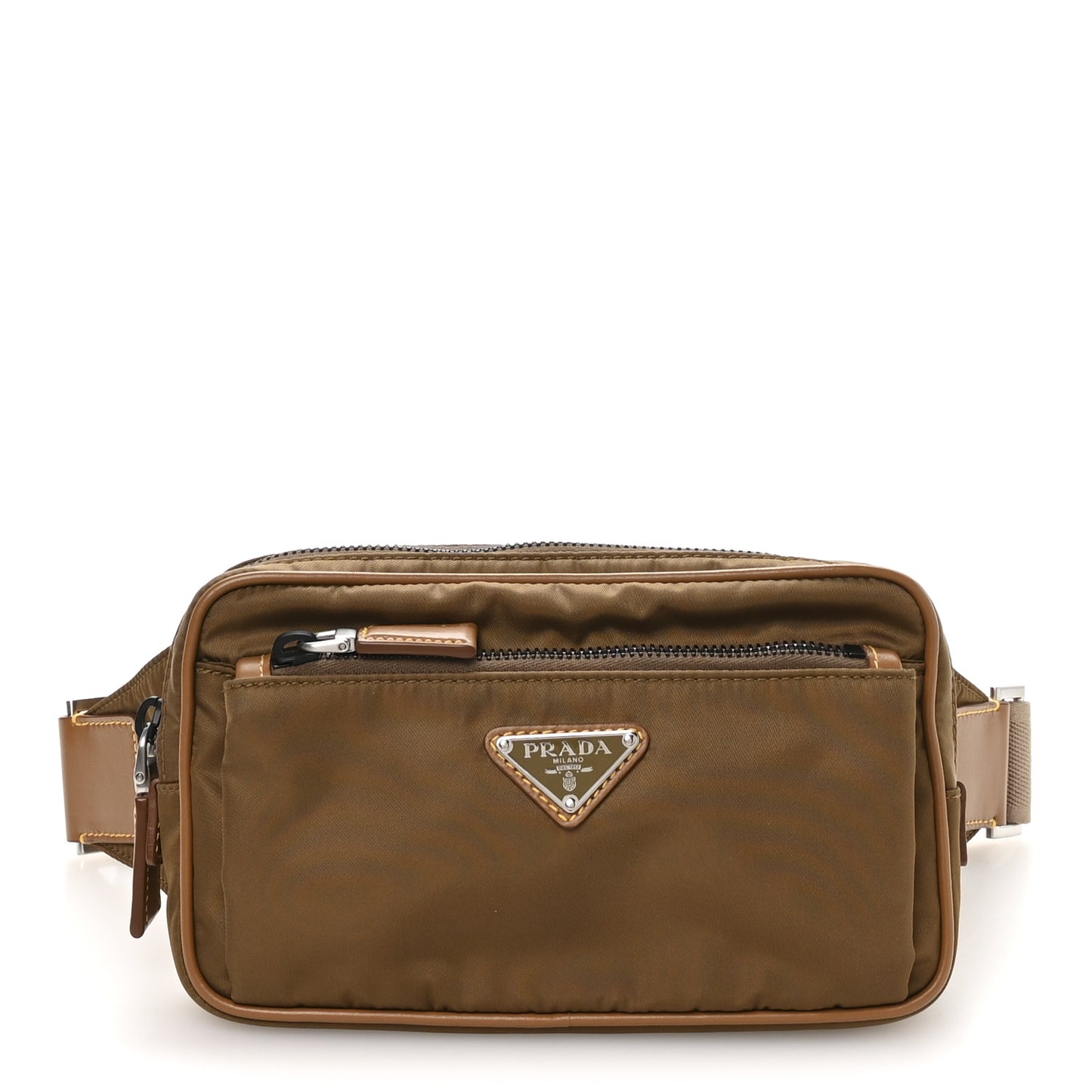 Re-Nylon Spazzolato Belt Bag  Sughero