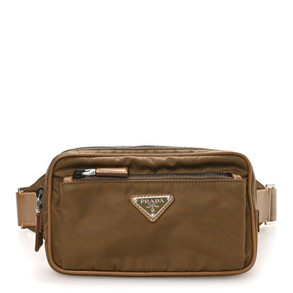 Prada Re-Nylon Spazzolato Belt Bag  Sughero 1 of 8