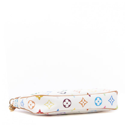 Louis Vuitton Monogram Multicolor Pochette Accessories White 3 of 7